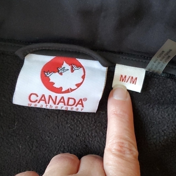Mens Canada Weathergear Fleece Lined Coat Sz Med - Picture 5 of 5
